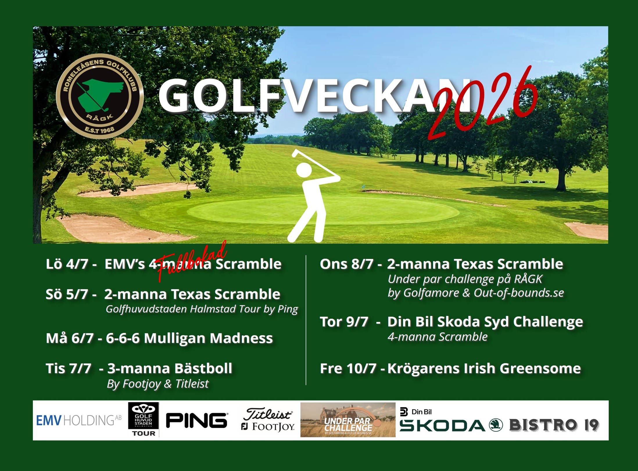 Golfveckan 2026