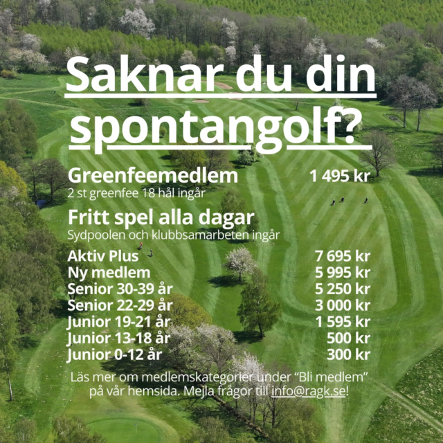 Vi passerade 700 medlemmar år 2025 men har plats för fler! Vi har inte trångt på golfbanan och här har du möjlighet till spontangolfen många saknar. Välkommen till Romeleåsens Golfklubb!
#romeleåsensgk
#golfiskåne
#visitlund
#golf
#romeleåsen
#greenfee